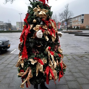 Wandelende kerstboom 5jpg