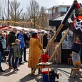 Piratenbroek hangen. Vlootdag Harlingen