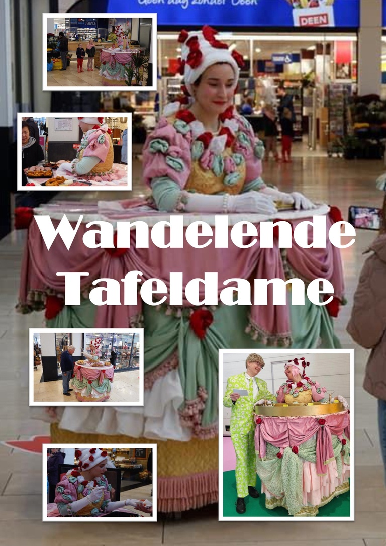 wandelende tafeldame