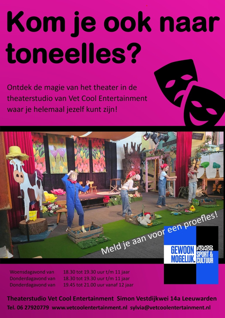 Toneel- en acteerlessen