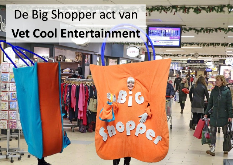De big shopper act. Nieuwe winkelcentrum entertainment